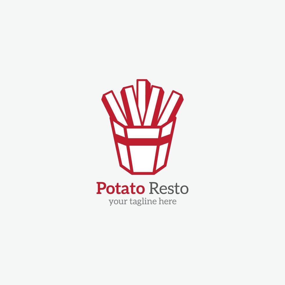 resto logo vector ontwerp illustratie