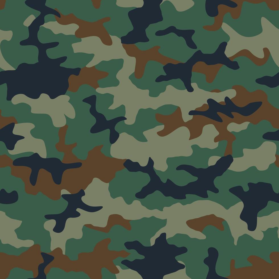 naadloos militair camouflagepatroon vector