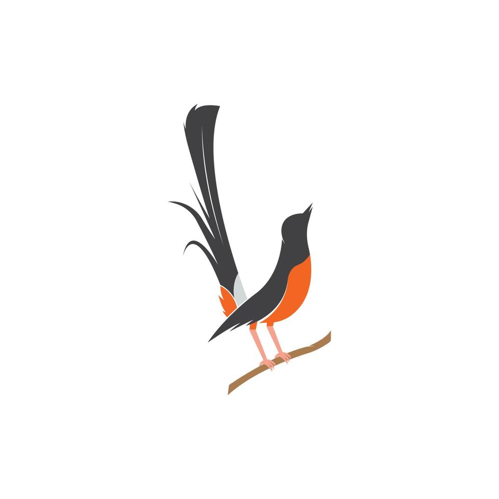 murai vogel illustratie logo vector