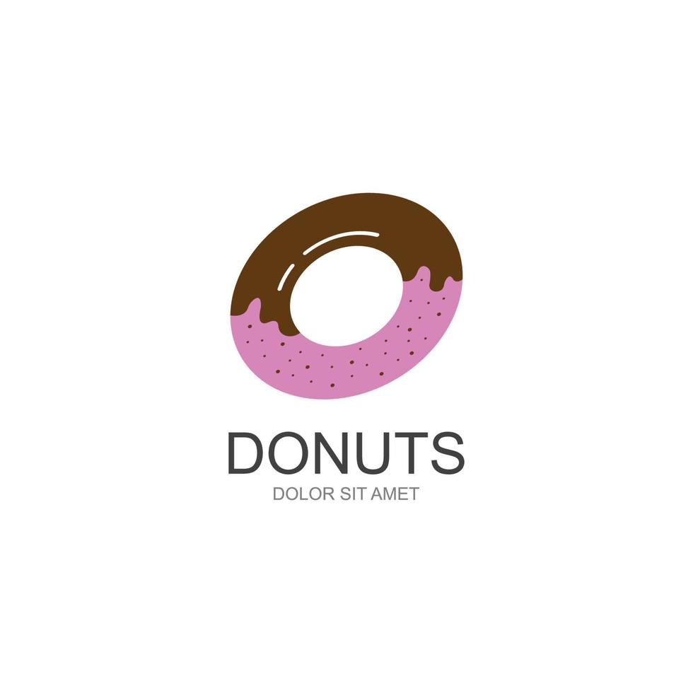 donuts illustratie logo vector