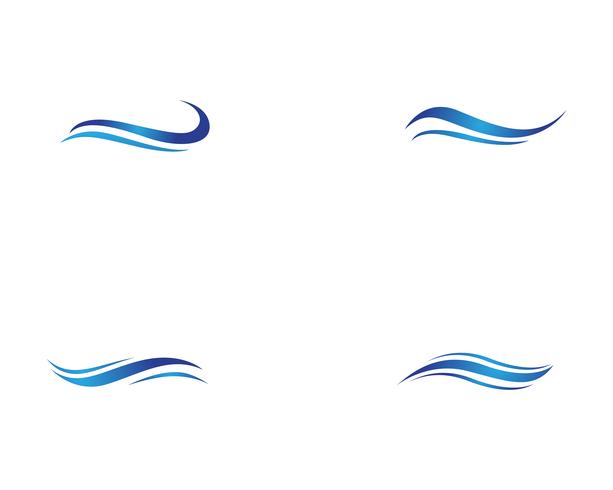 Watergolfsymbool en pictogramemblemen vector