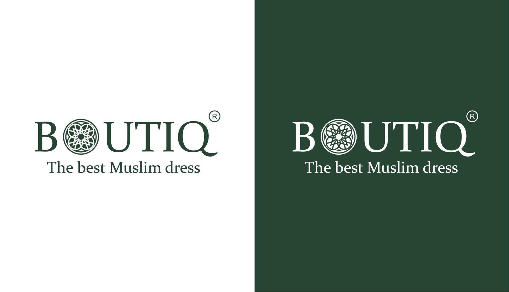 luxe boutiq-logo met mandala-elementen, ontwerpinspiratievectorsjabloon voor mode- en kledingmerk vector