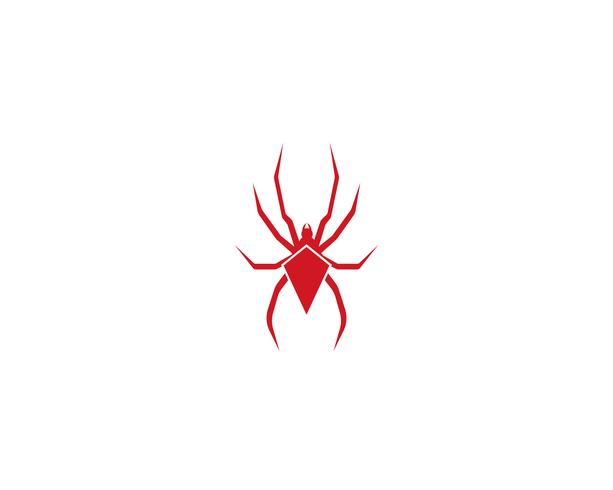 Spider logo vectorillustraties vector