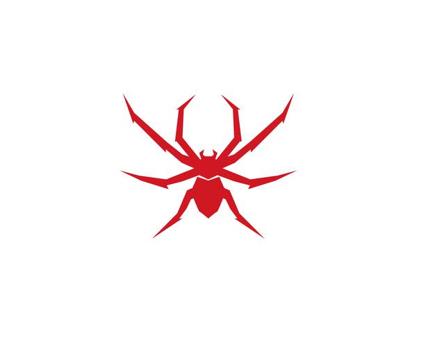 Spider logo vectorillustraties vector