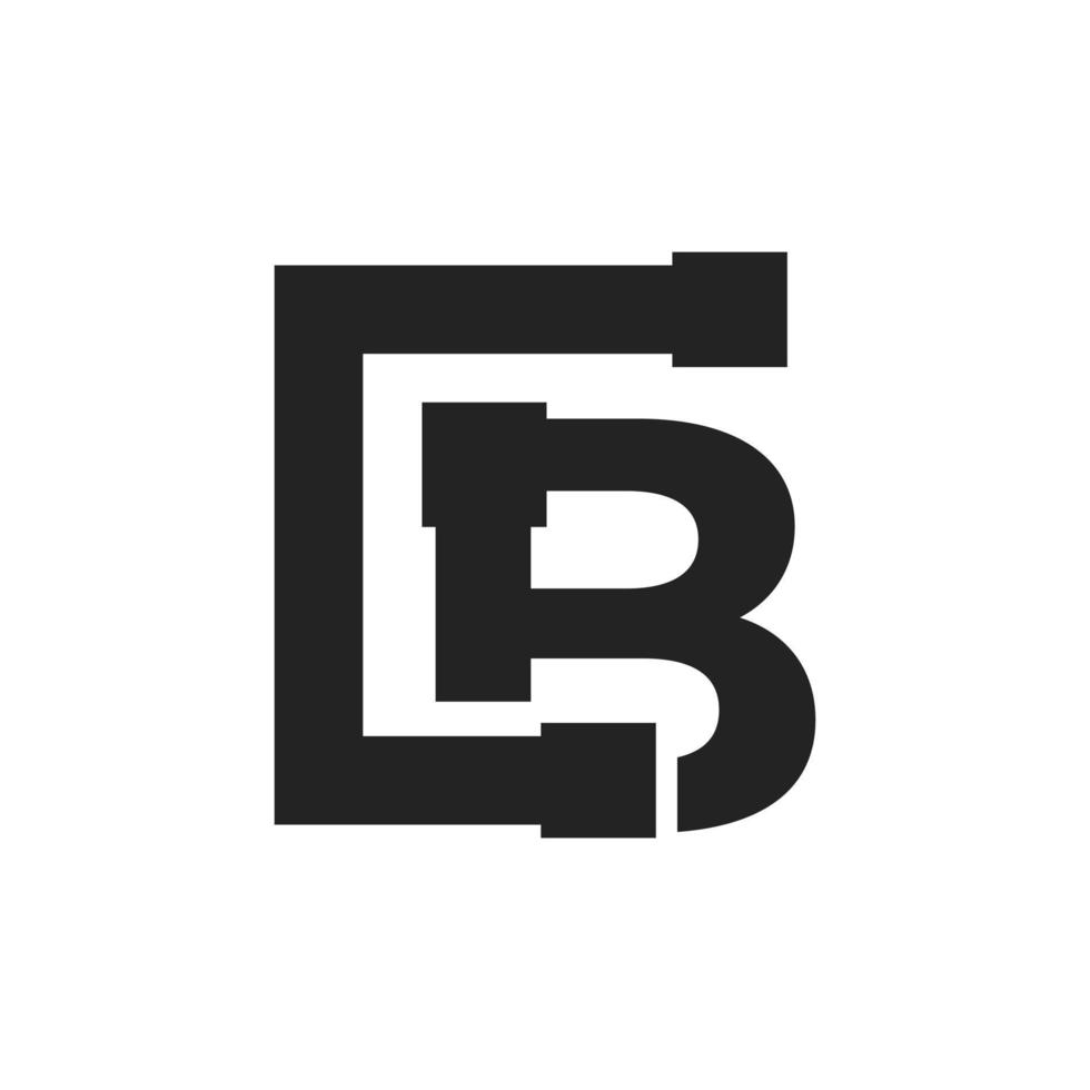 letter b bouw service en architectuur logo sjabloon illustratie ontwerp vector