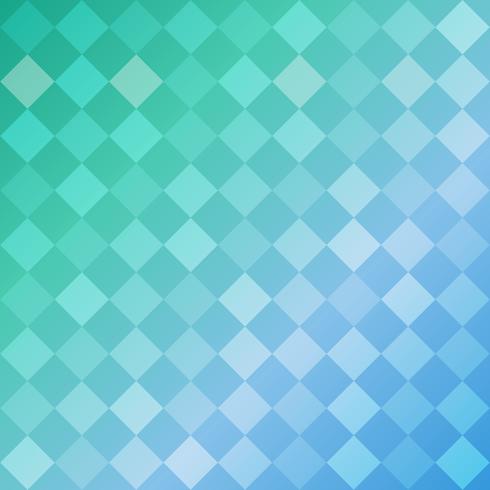 Blauwe geometrische achtergrond van vormenruit, mozaïekpatroon vector