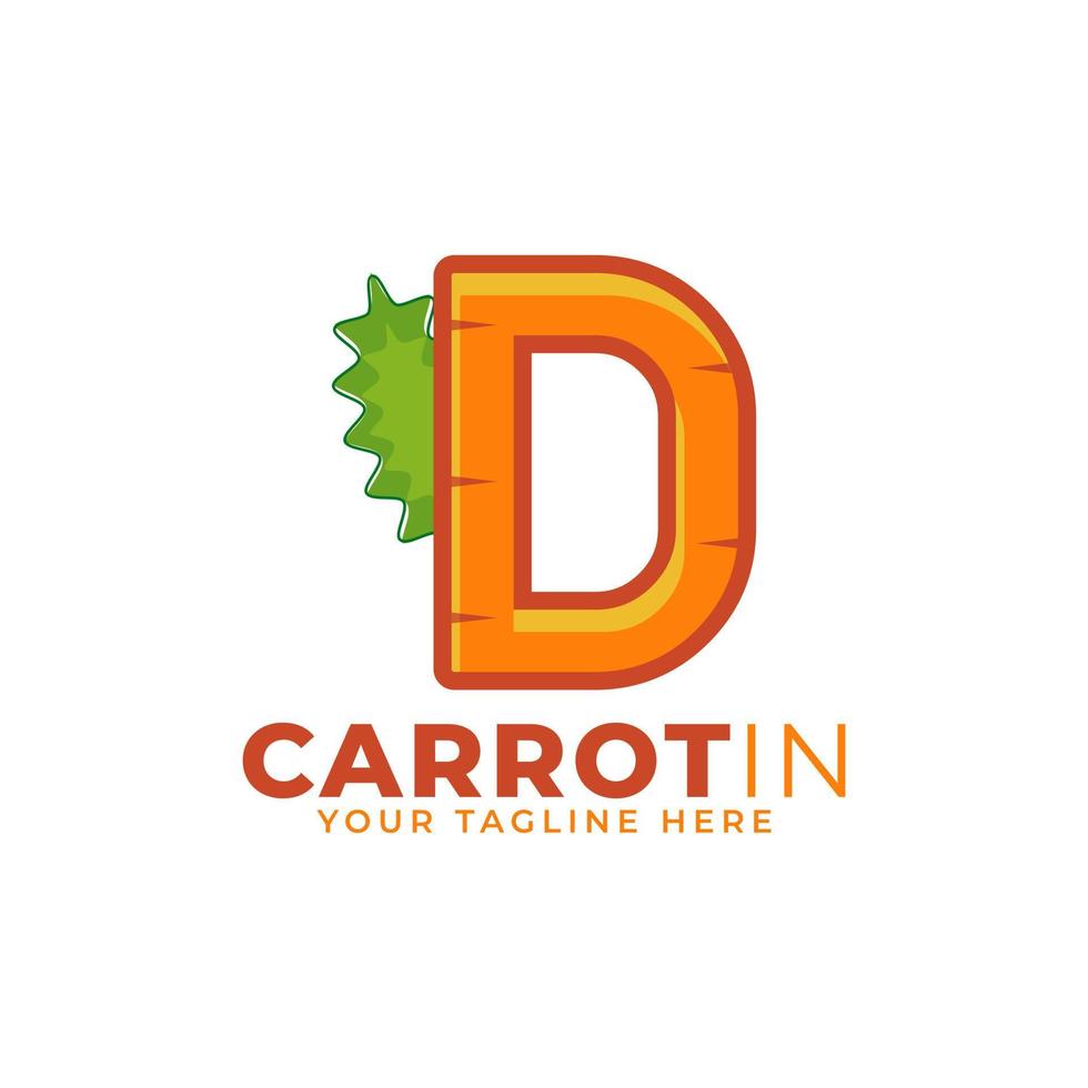 beginletter d wortel logo ontwerp vector. ontworpen voor website-ontwerp, logo, app, ui vector