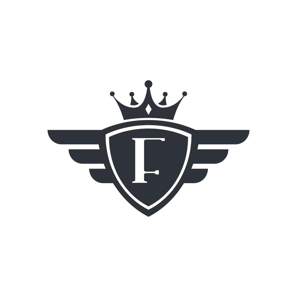 letter f koninklijke sport overwinning embleem logo ontwerp inspiratie vector
