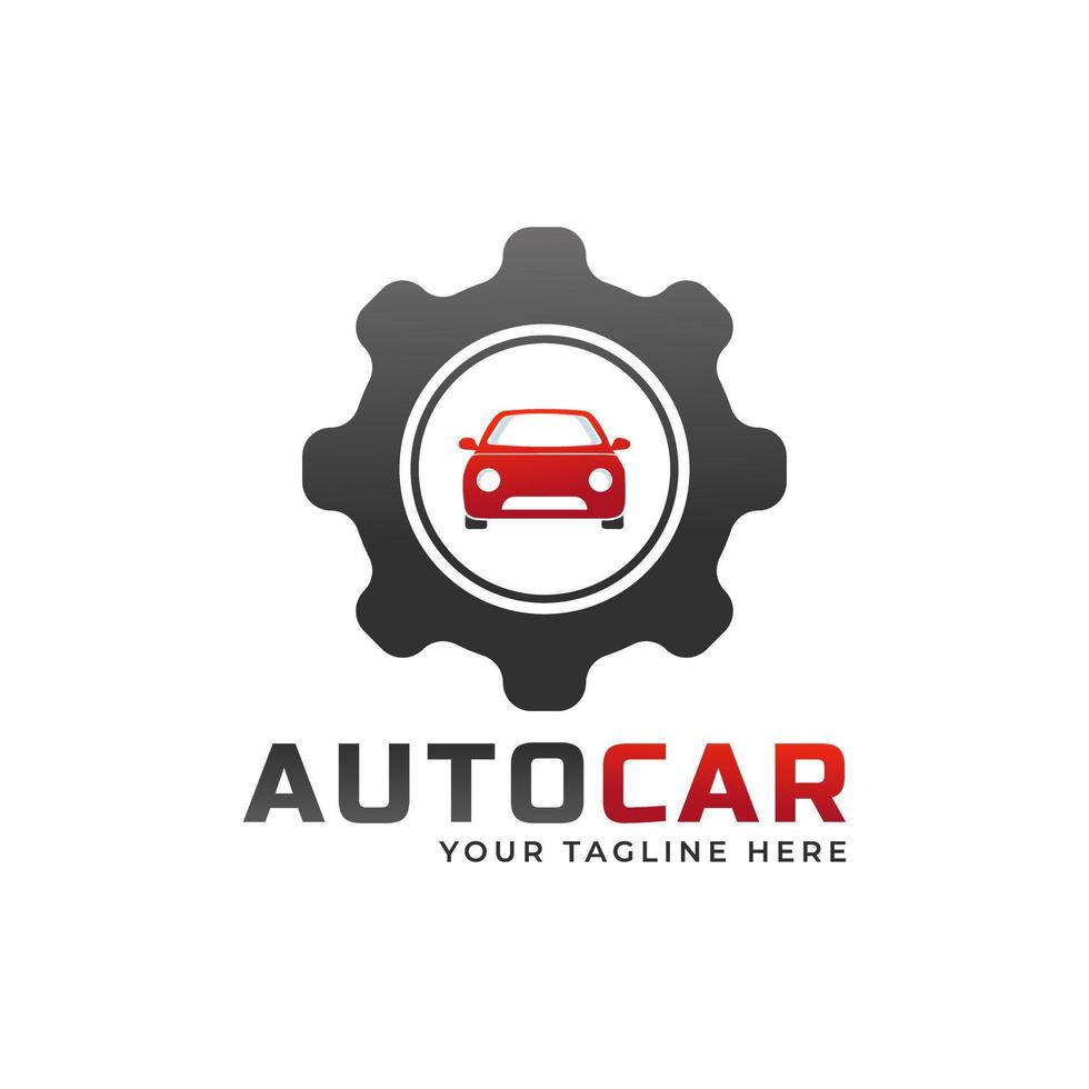 auto logo onderhoud vectorillustratie. concept automotive logo-ontwerp van sportwagen. vector