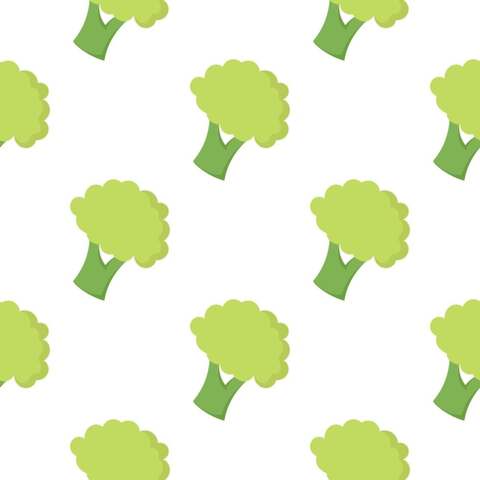 broccoli plantaardig naadloos patroon vector