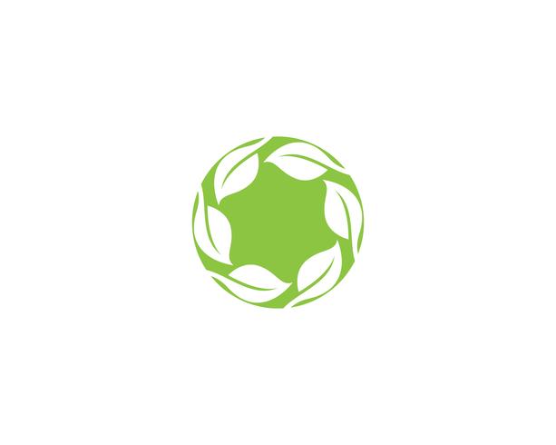 ecologie logo natuur element vector
