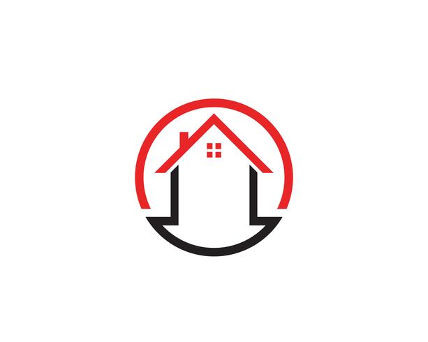 Home logo gebouw vectoren