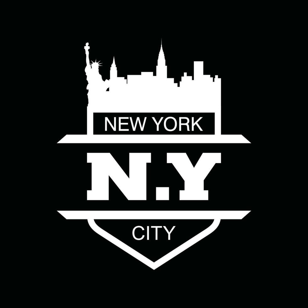 New York element van mannen mode en moderne schild stad in typografie grafisch design.vector afbeelding. vector