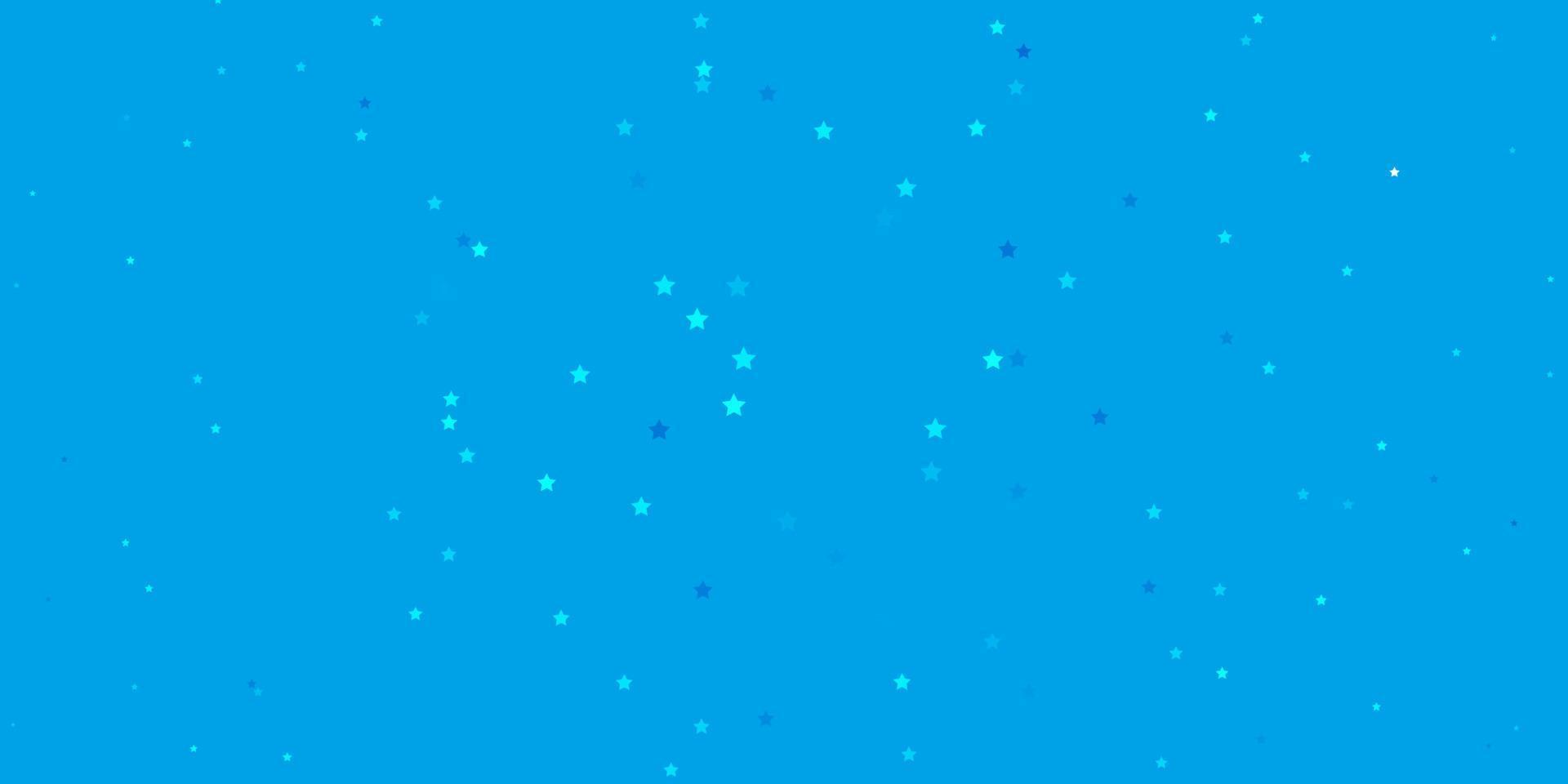 donkerblauw vectorpatroon met abstracte sterren. vector