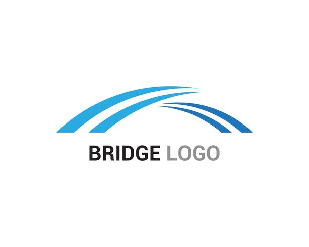 Brug logo en symbool vector sjabloon gebouw