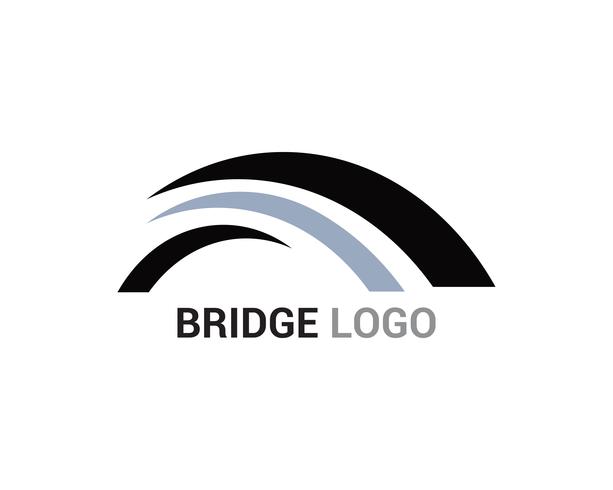 Brug logo en symbool vector sjabloon gebouw