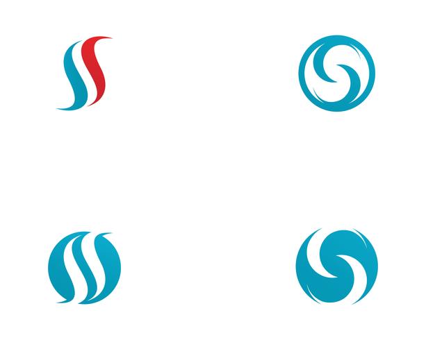 S logo vector sjabloon