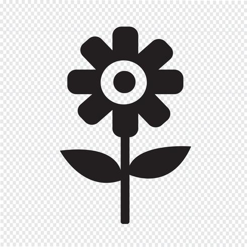 Bloem pictogram symbool teken vector