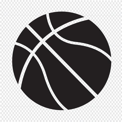 basketbal pictogram symbool teken vector