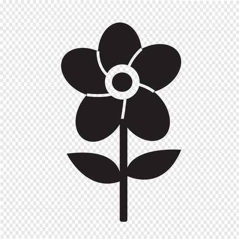 Bloem pictogram symbool teken vector