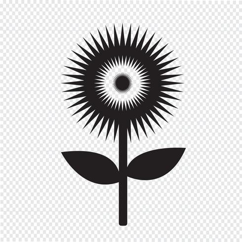 Bloem pictogram symbool teken vector