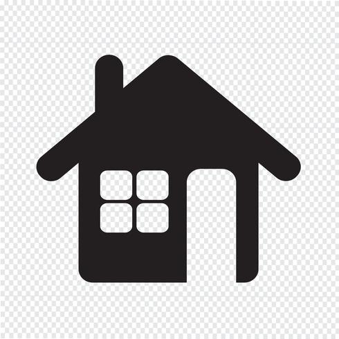 home pictogram symbool teken vector