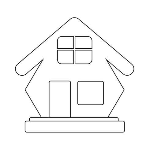 home pictogram symbool teken vector