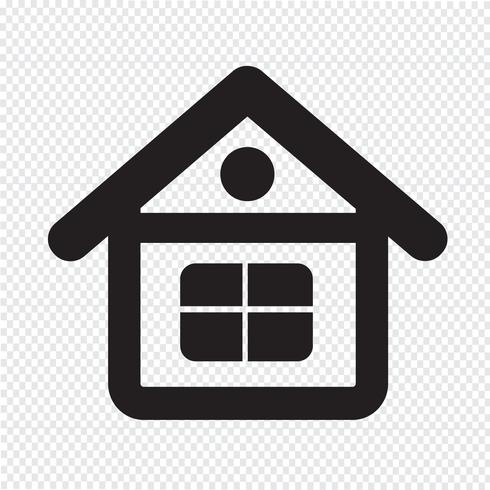 home pictogram symbool teken vector