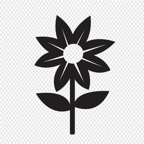 Bloem pictogram symbool teken vector