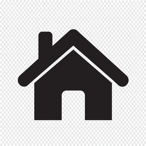 home pictogram symbool teken vector