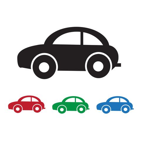 Auto pictogram symbool teken vector