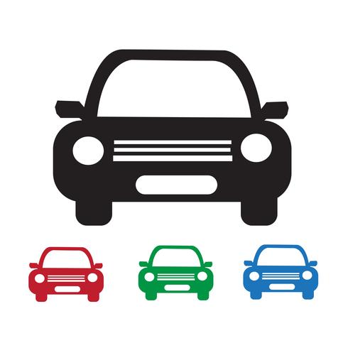 Auto pictogram symbool teken vector