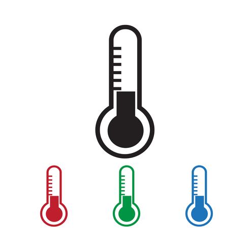 Thermometer pictogram symbool teken vector