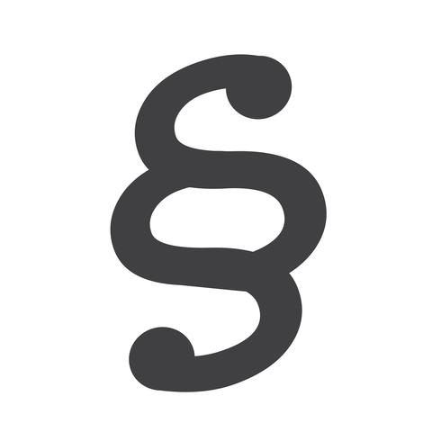 paragraaf pictogram symbool teken vector