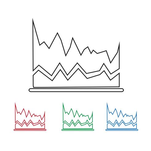 grafiek pictogram symbool teken vector