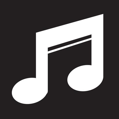 Muziek pictogram symbool teken vector