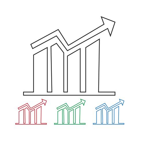 grafiek pictogram symbool teken vector