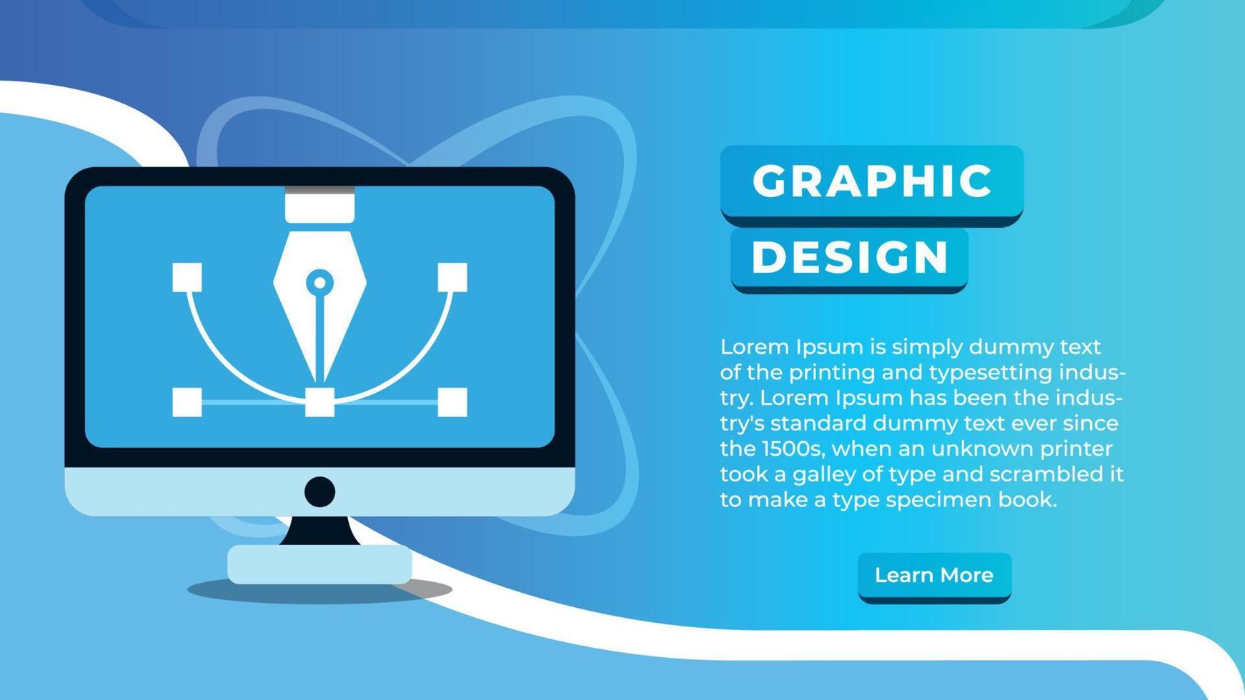 grafisch ontwerp website banner ontwerpsjabloon vector