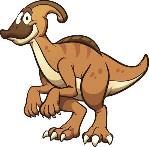 Parasaurolophus-dinosaurus vector
