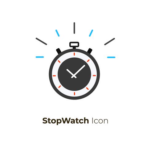 Chronometer pictogram vector concept