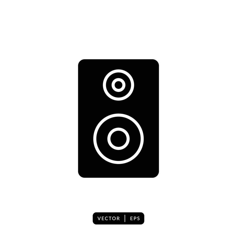 audio luidspreker pictogram vector - teken of symbool