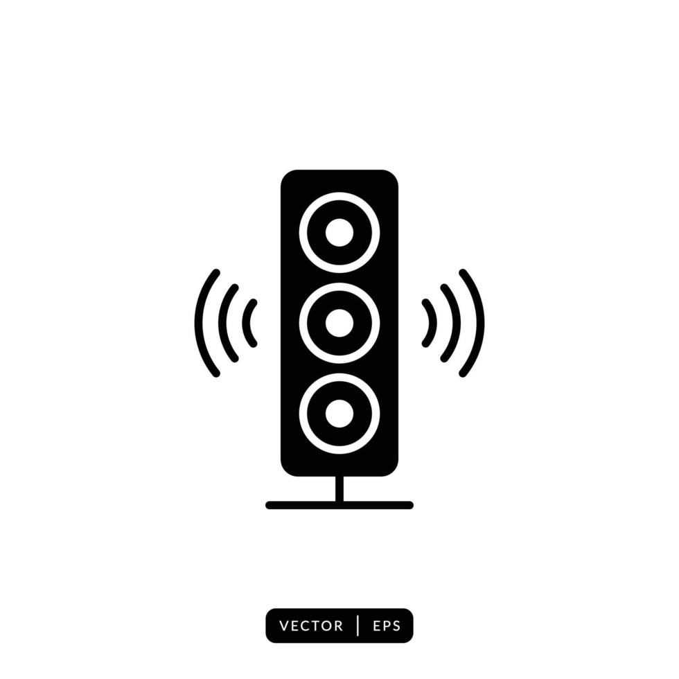 audio luidspreker pictogram vector - teken of symbool