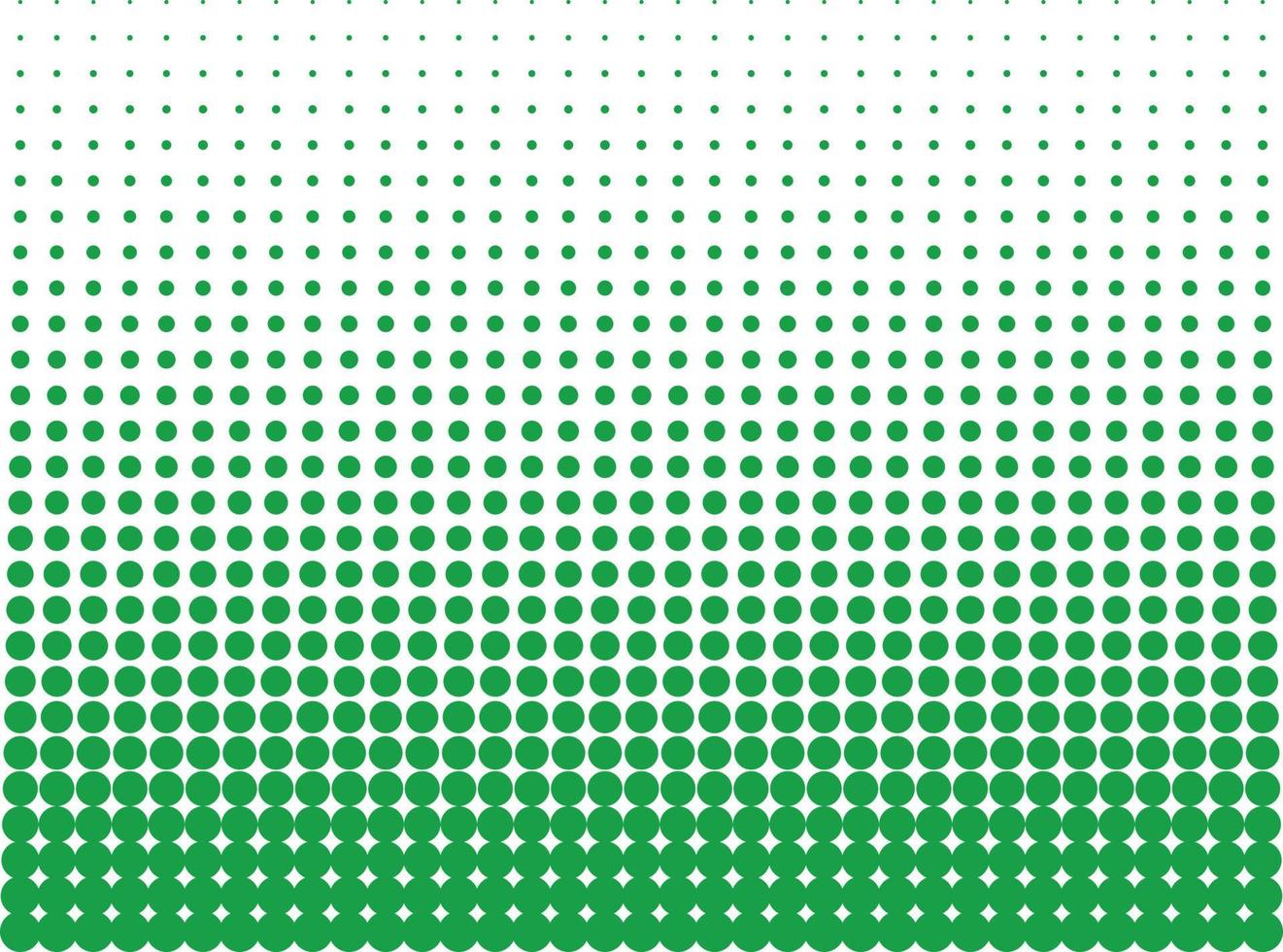 groene cirkel vector halftoon voor patronen, punten, texturen, palletiseren en sjablonen