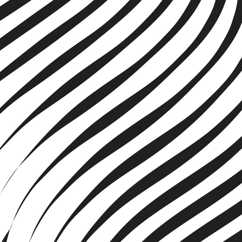 abstracte zwart-witte achtergrond, vectormalplaatje voor uw ideeën, monochromatische lijnentextuur. vector