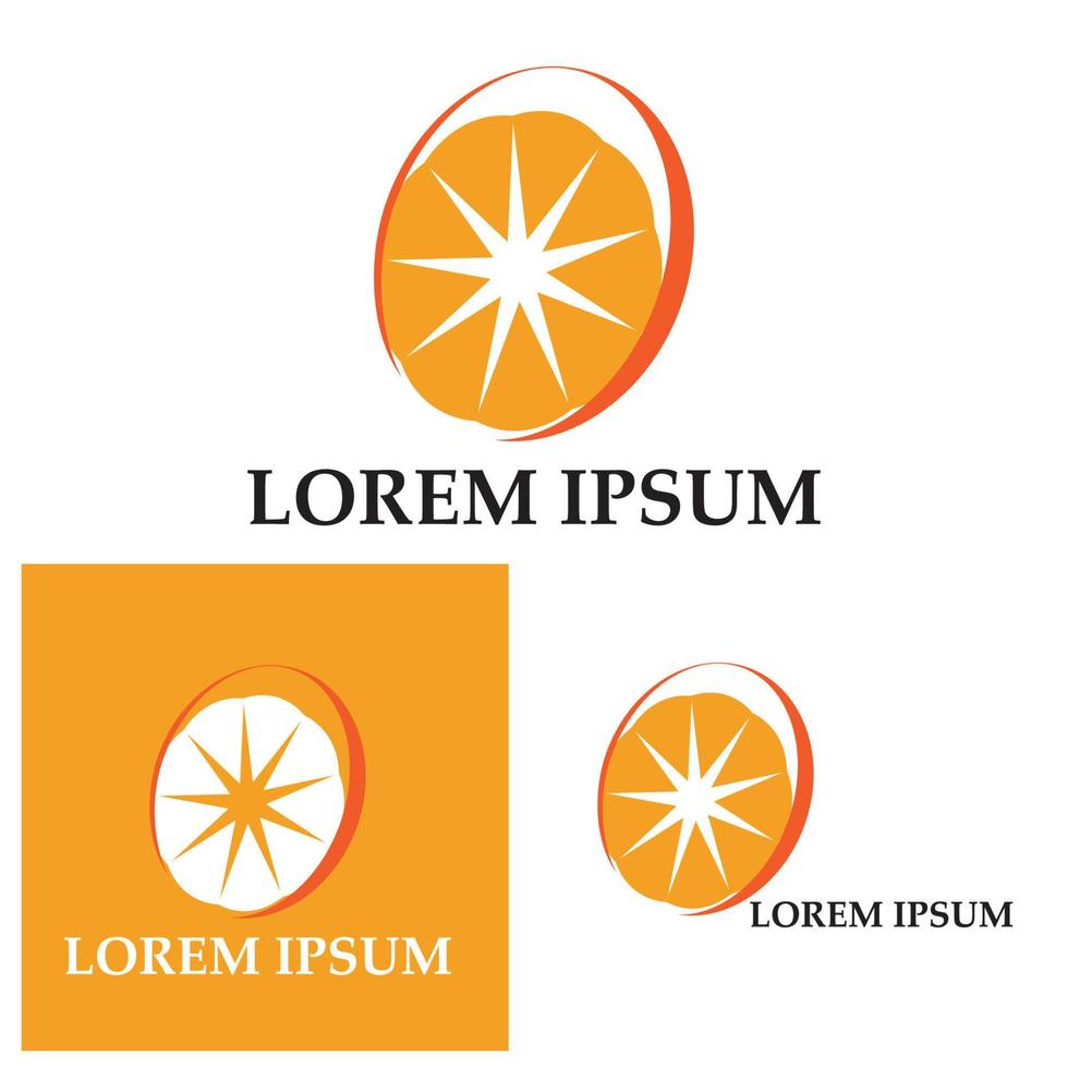 oranje vector illustratie pictogram logo sjabloonontwerp