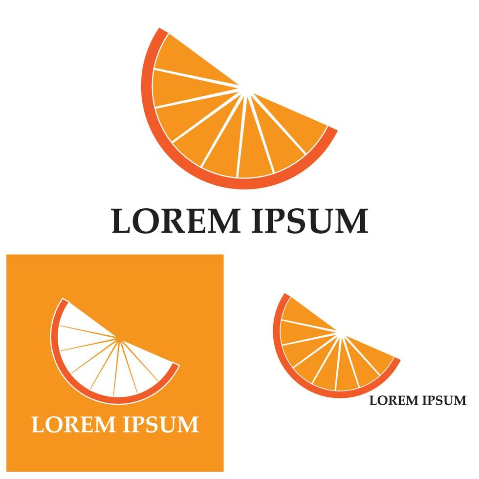 oranje vector illustratie pictogram logo sjabloonontwerp
