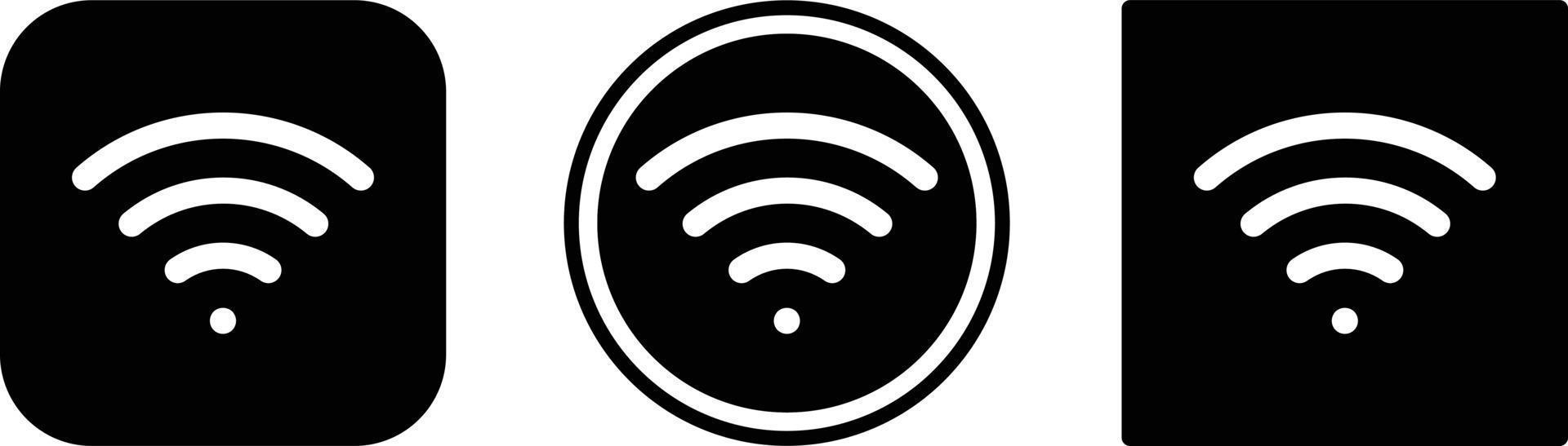 wifi-pictogram. web pictogrammenset. pictogrammen collectie. eenvoudige vectorillustratie vector