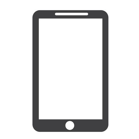 smartphone pictogram symbool teken vector