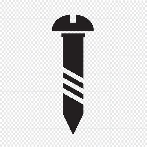 schroef pictogram symbool illustratie vector