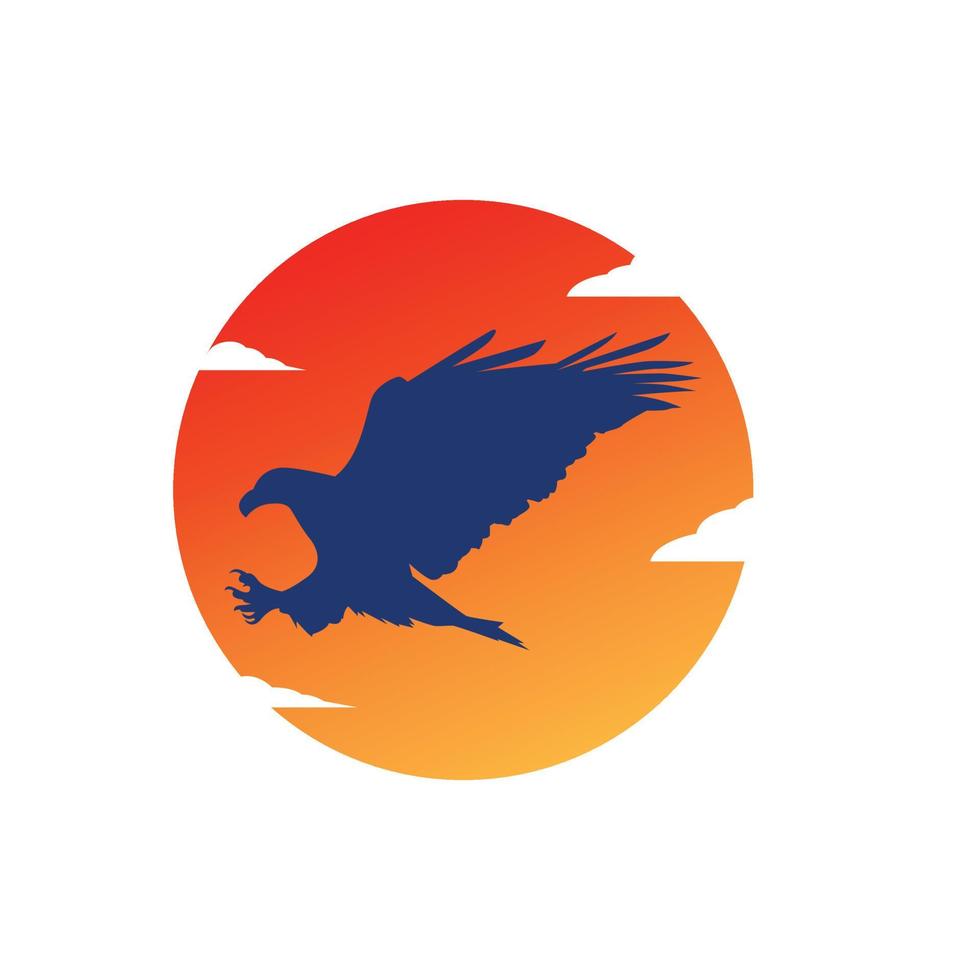 ontwerpsjabloon voor adelaar-logo vector
